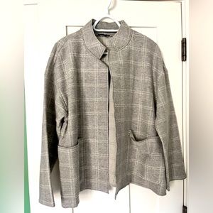 Eileen Fisher wool and cotton blazer.